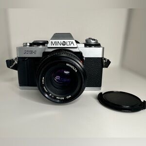 Minolta XG-1 35mm SLR Camera + Minolta MD 50mm f/2 lens